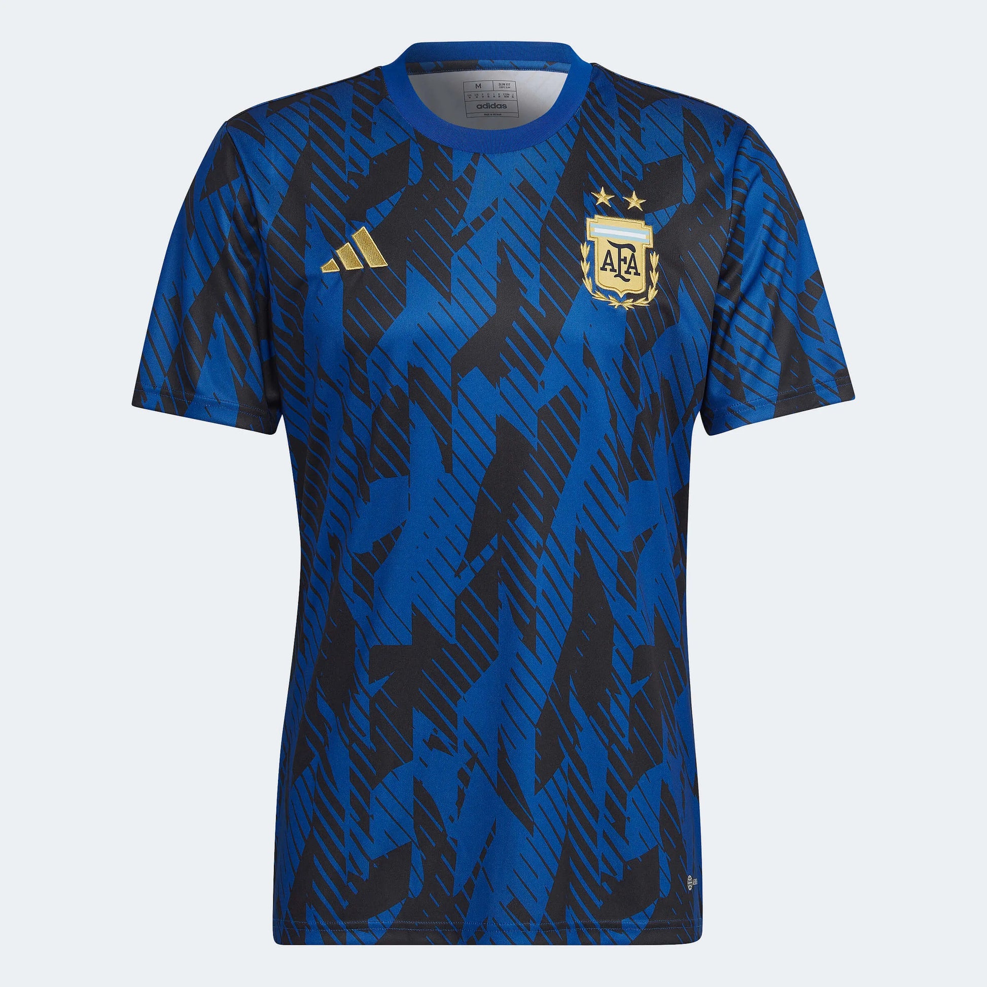 adidas 2022-23 Argentina Pre-Match Jersey - Royal Blue-Black (Front)