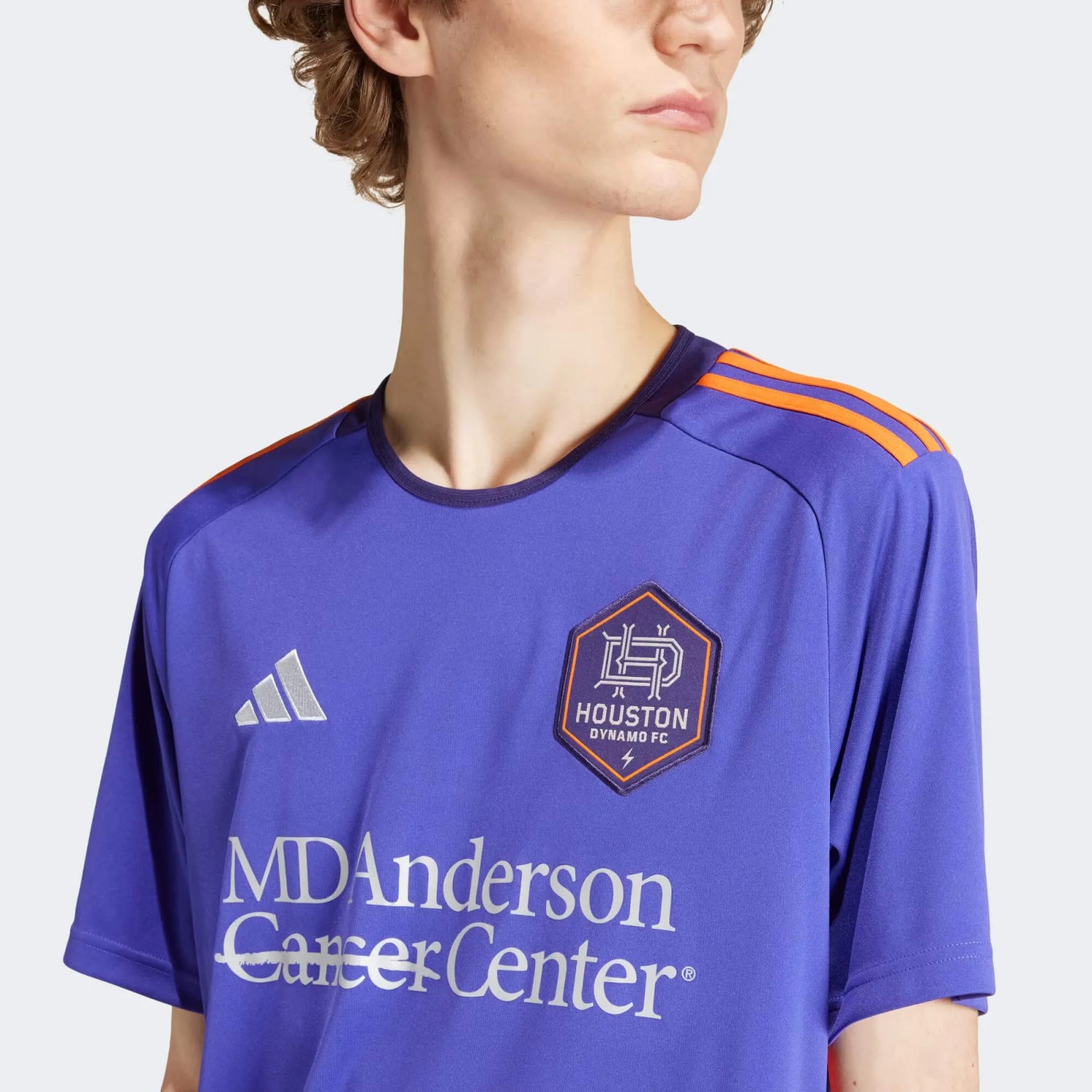adidas 2024-25 Houston Dynamo Mens Stadium Away Jersey (Detail 1)