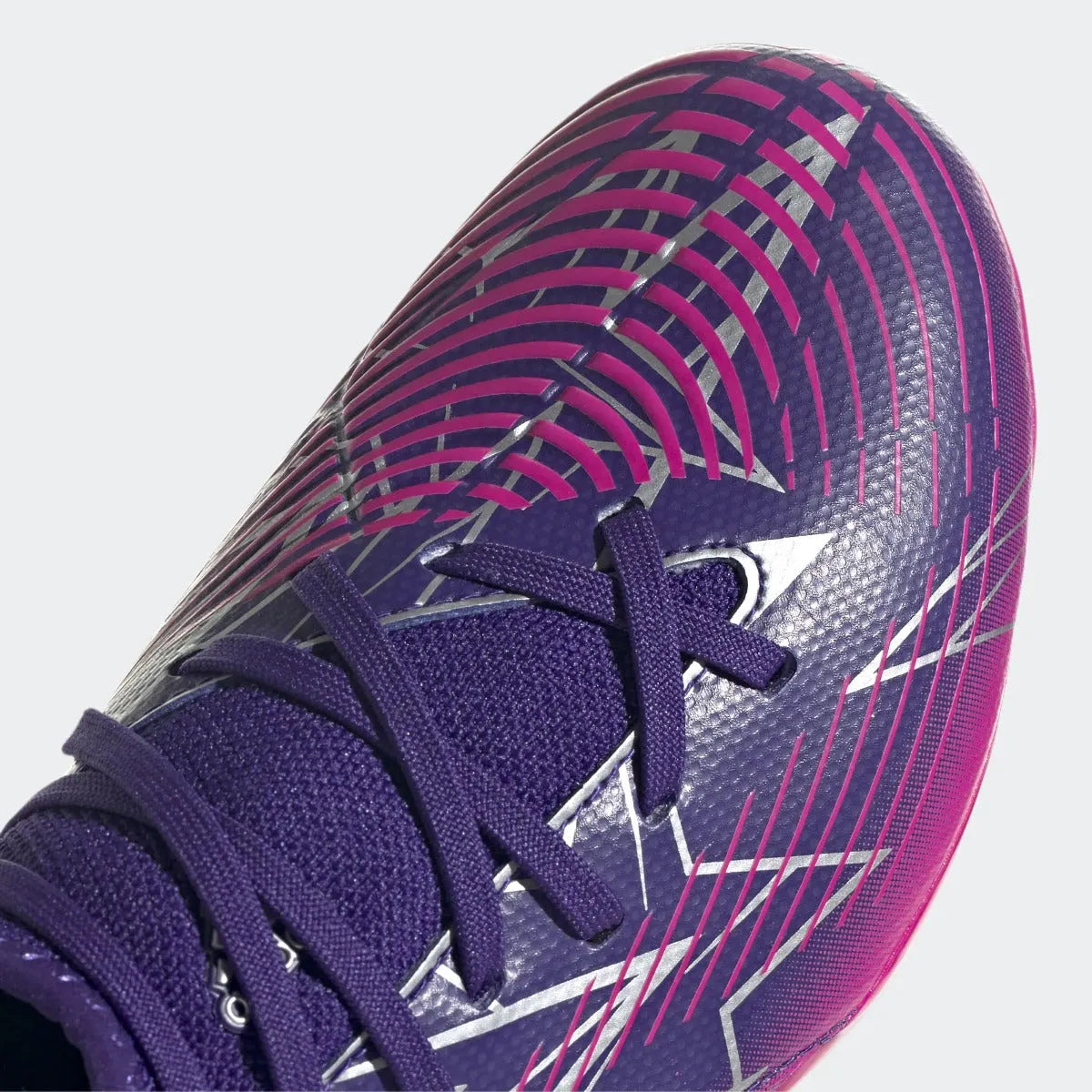 adidas JR Predator Edge .3 FG - Purple-Silver-Pink (Detail 1)