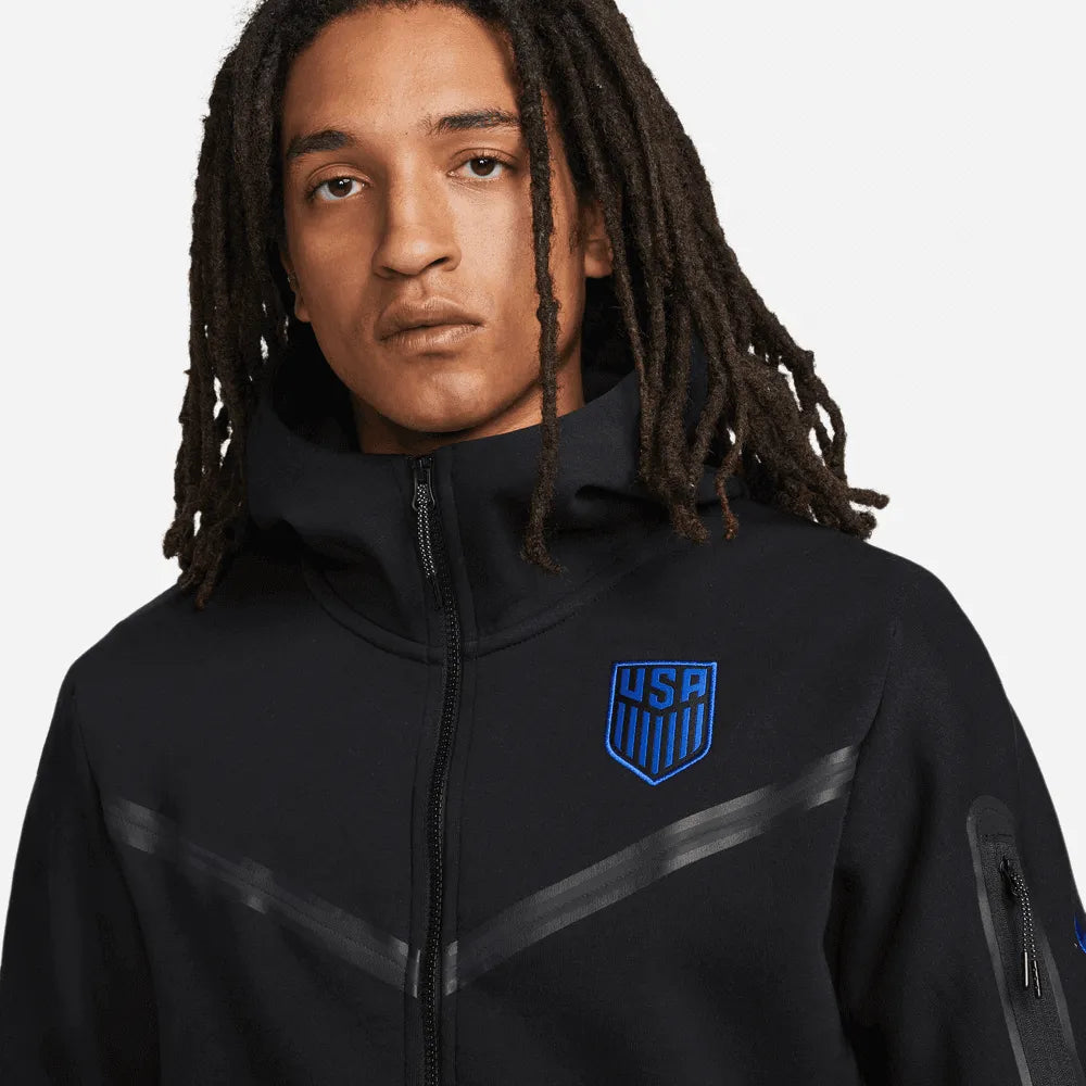 Nike 2022-23 USA Full-Zip Tech Fleece Hoodie (Detail 1)