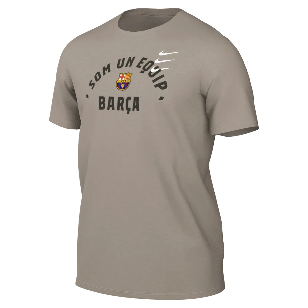 Nike 2023-24 Barcelona Tee - Olive (Front)
