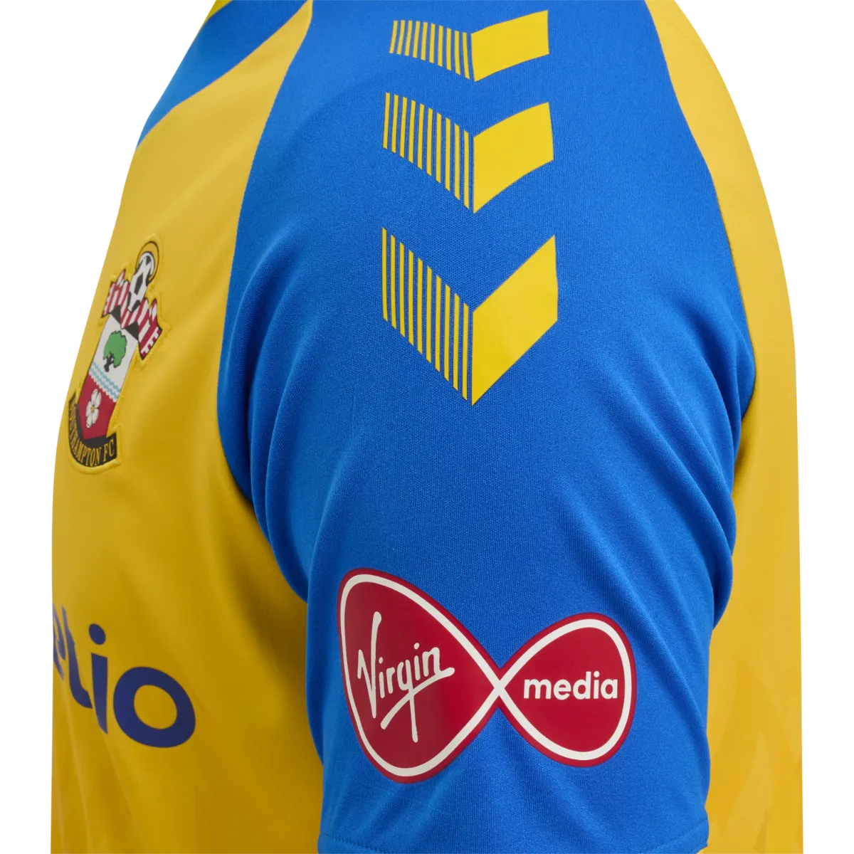 Hummel 2021-22 Southampton Away Jersey - Yellow-Royal (Detail 1)