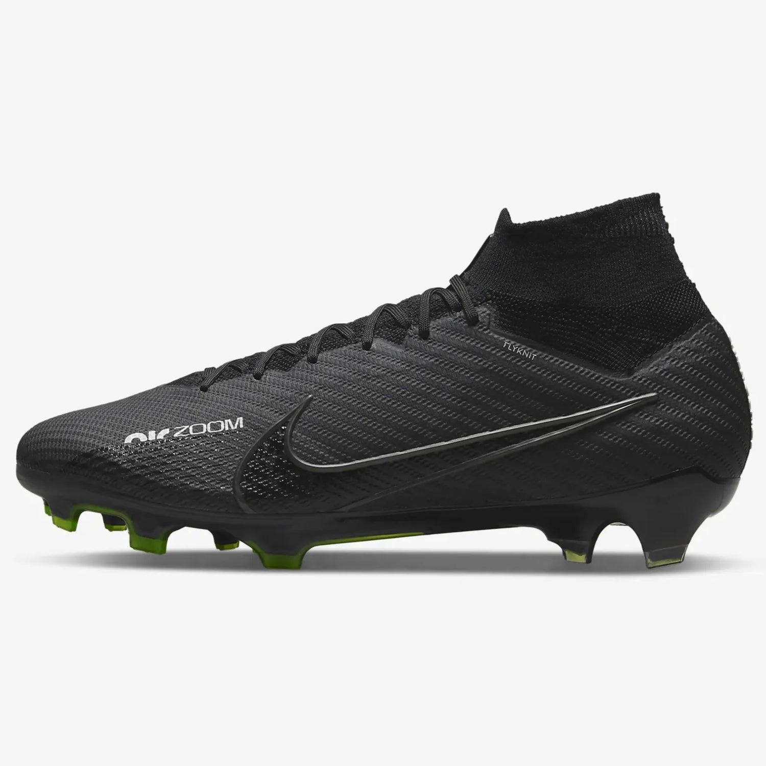 Nike Zoom Superfly 9 Elite FG - Black-Smoke Grey (Side 1)
