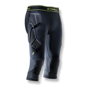 Storelli Bodyshield GK Three-Quarter Leggings 2 - Black (Front)