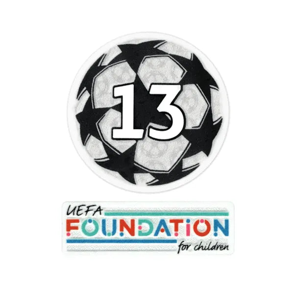 UEFA 21/22 Real Madrid Champion League Patch Set (Foundation Patch Included)