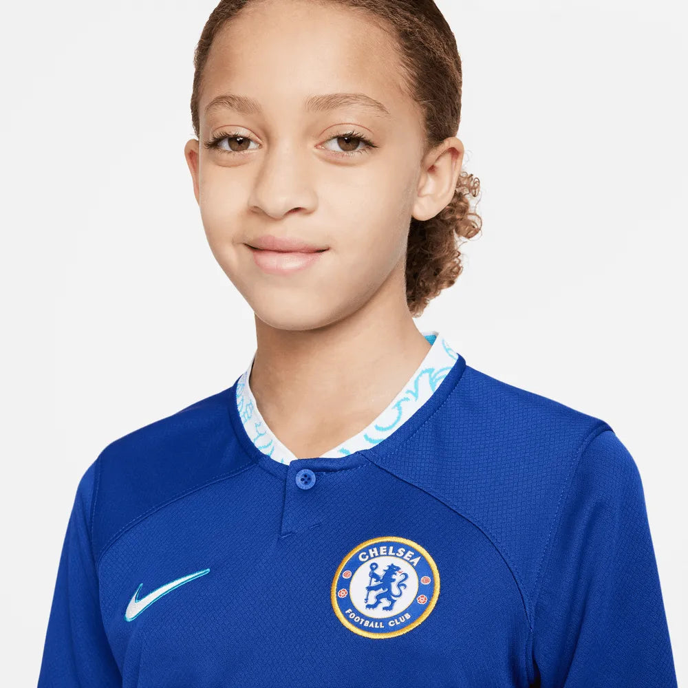 Nike 2022-23 Chelsea Youth Stadium Home Jersey (Detail 1)