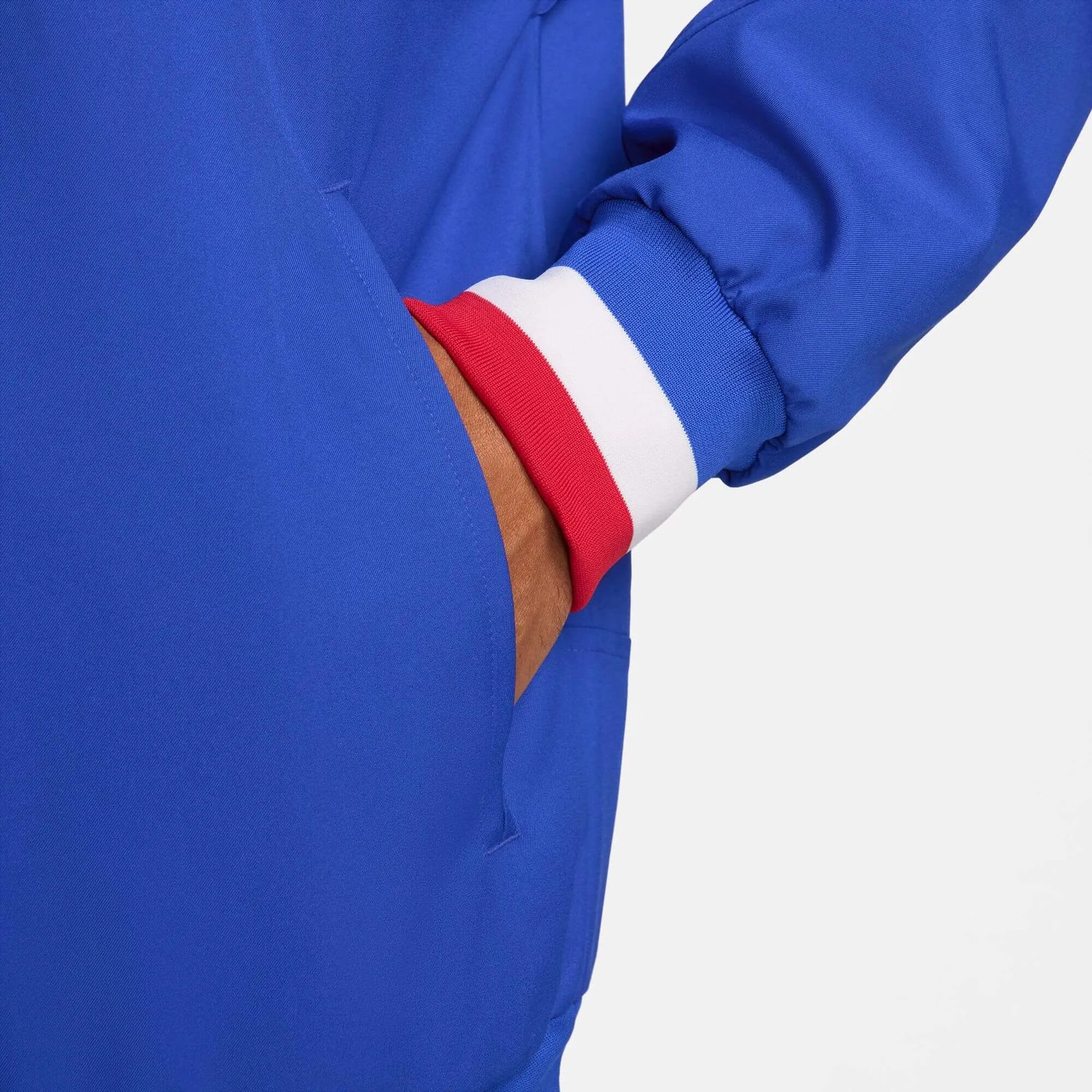 Nike 2024-25 France Men's DF Strike Anthem Jacket (Detail 4)
