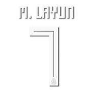 Mexico 2018 Home M. Layun #7 Jersey Name Set