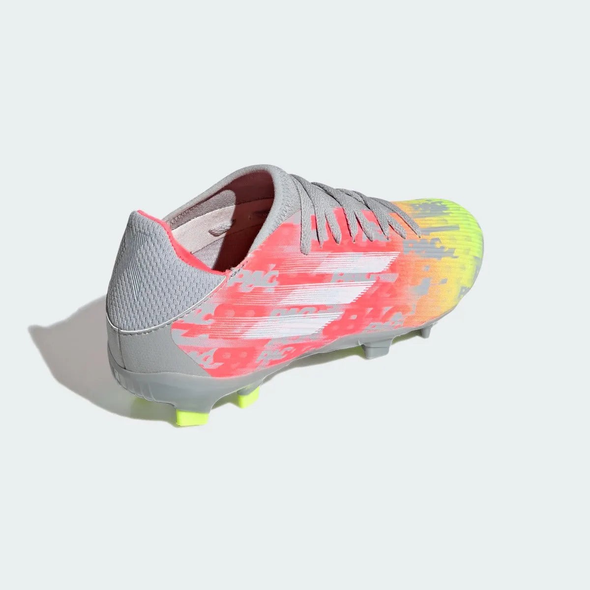 Adidas JR X Speedflow .3 FG - Clear Onix-White-Solar Yellow (Diagonal 2)