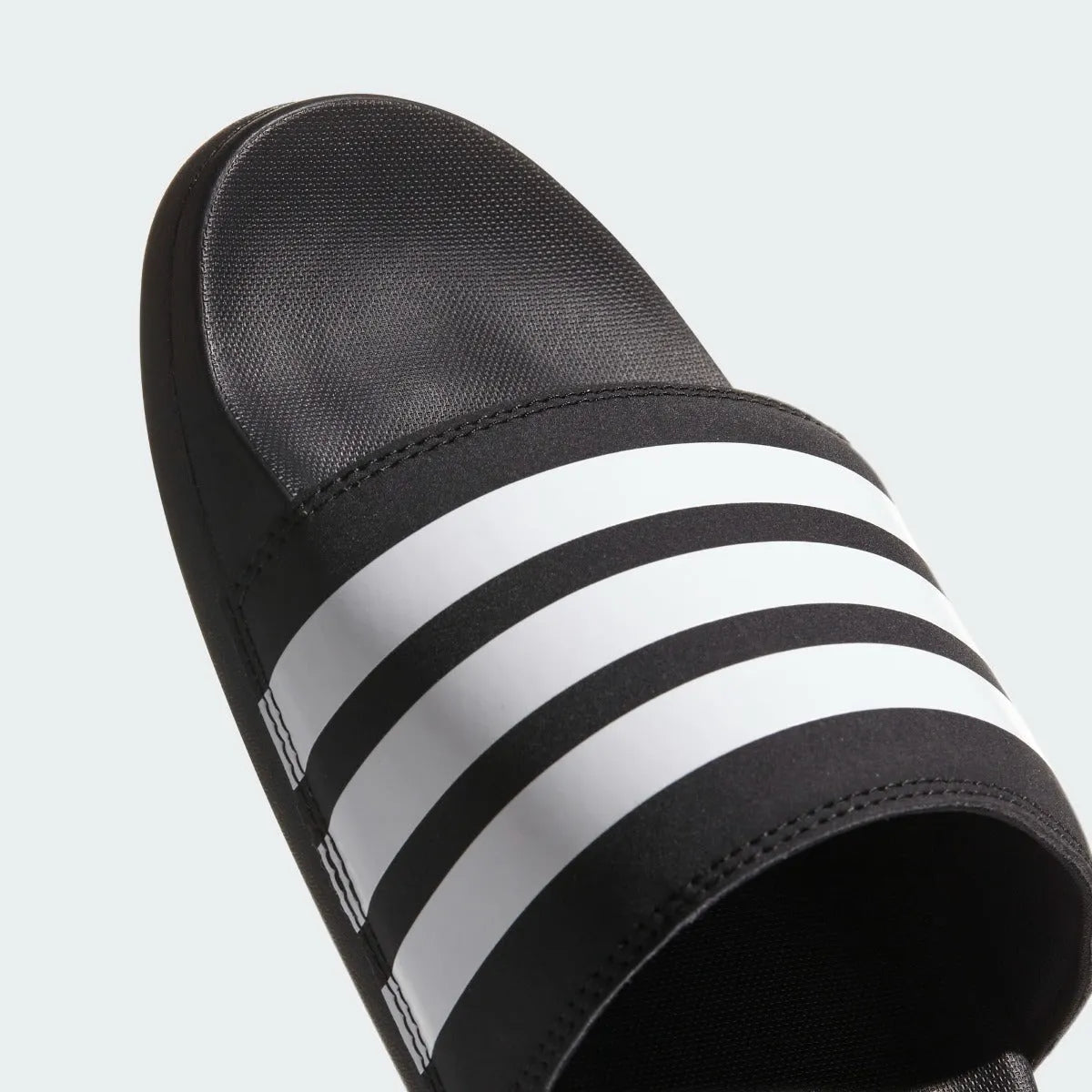 Adidas Adilette Comfort Sandals - Black-White (Detail 3)