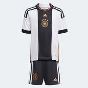 adidas 2022-23 Germany Home Mini Kit White-Black (Kit - Front)