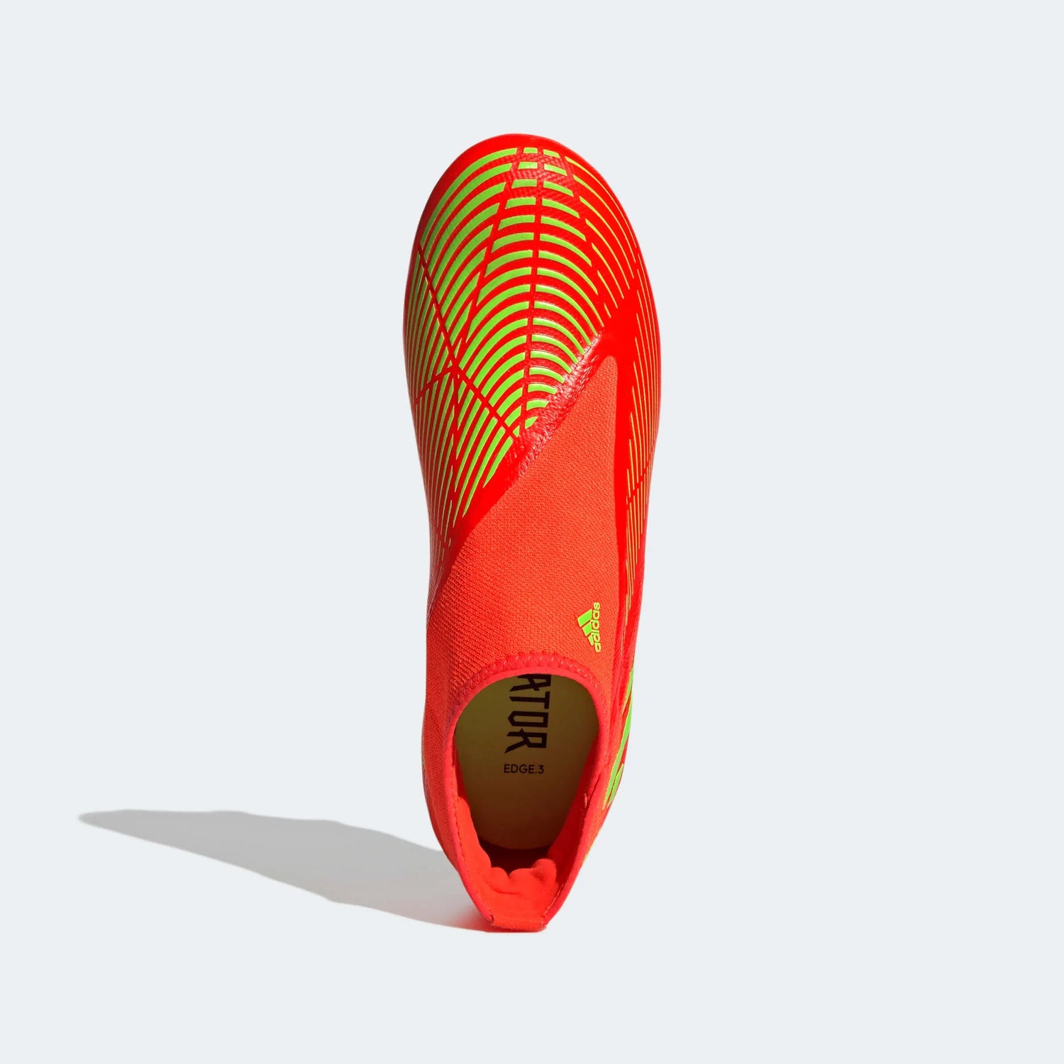 adidas Predator Edge .3 Laceless FG - Solar Red-Solar Green (Top)