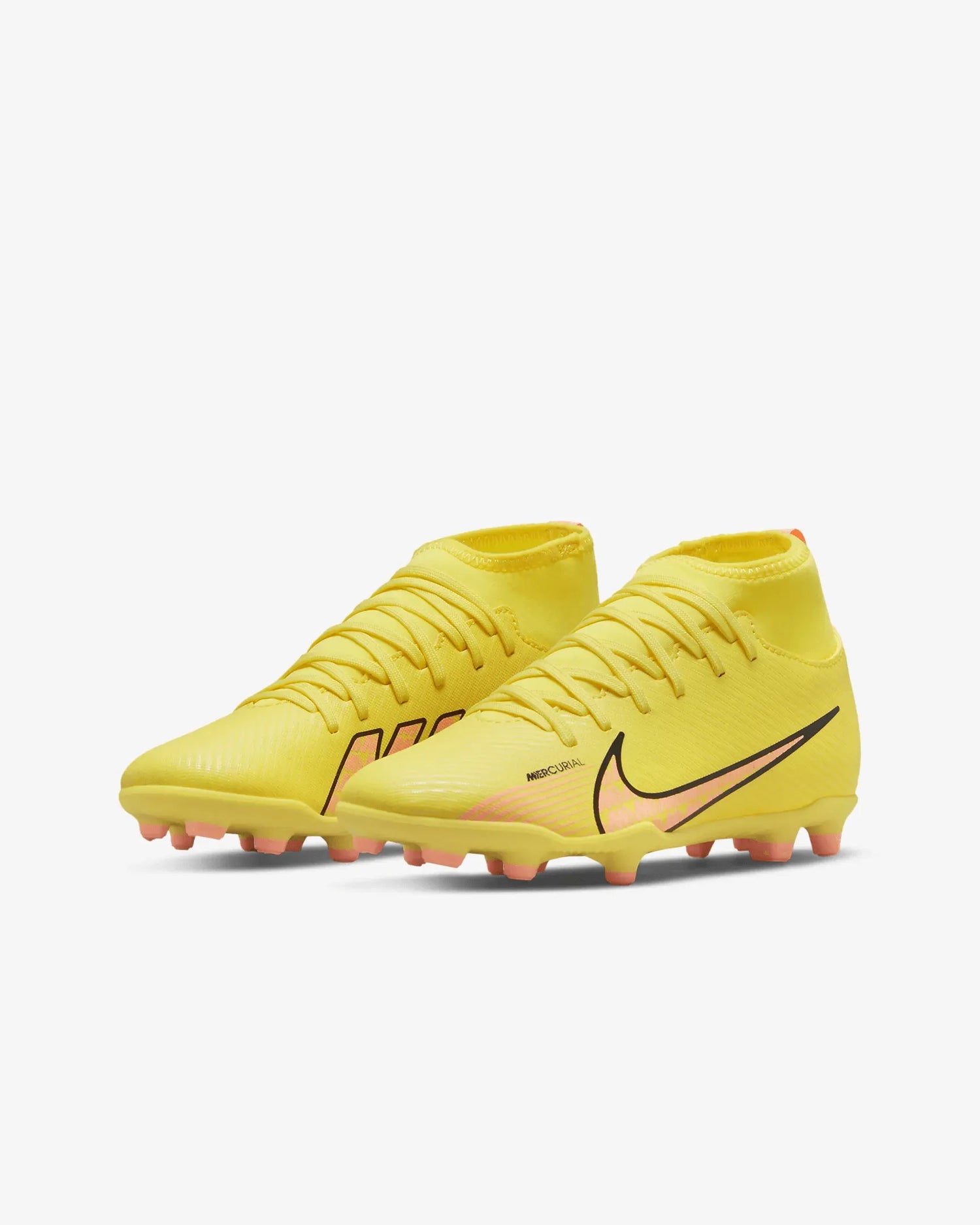 Nike JR Mercurial Superfly Academy FG/MG Yellow Strike (Pair - Diagonal)