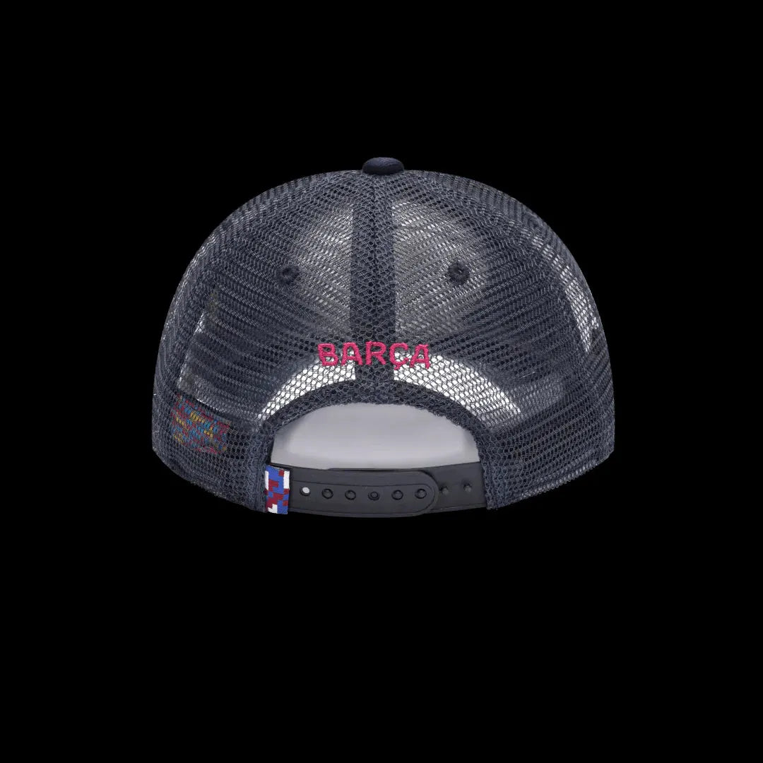 FI Collection Barcelona Atmosphere Trucker Hat - Navy (Back)