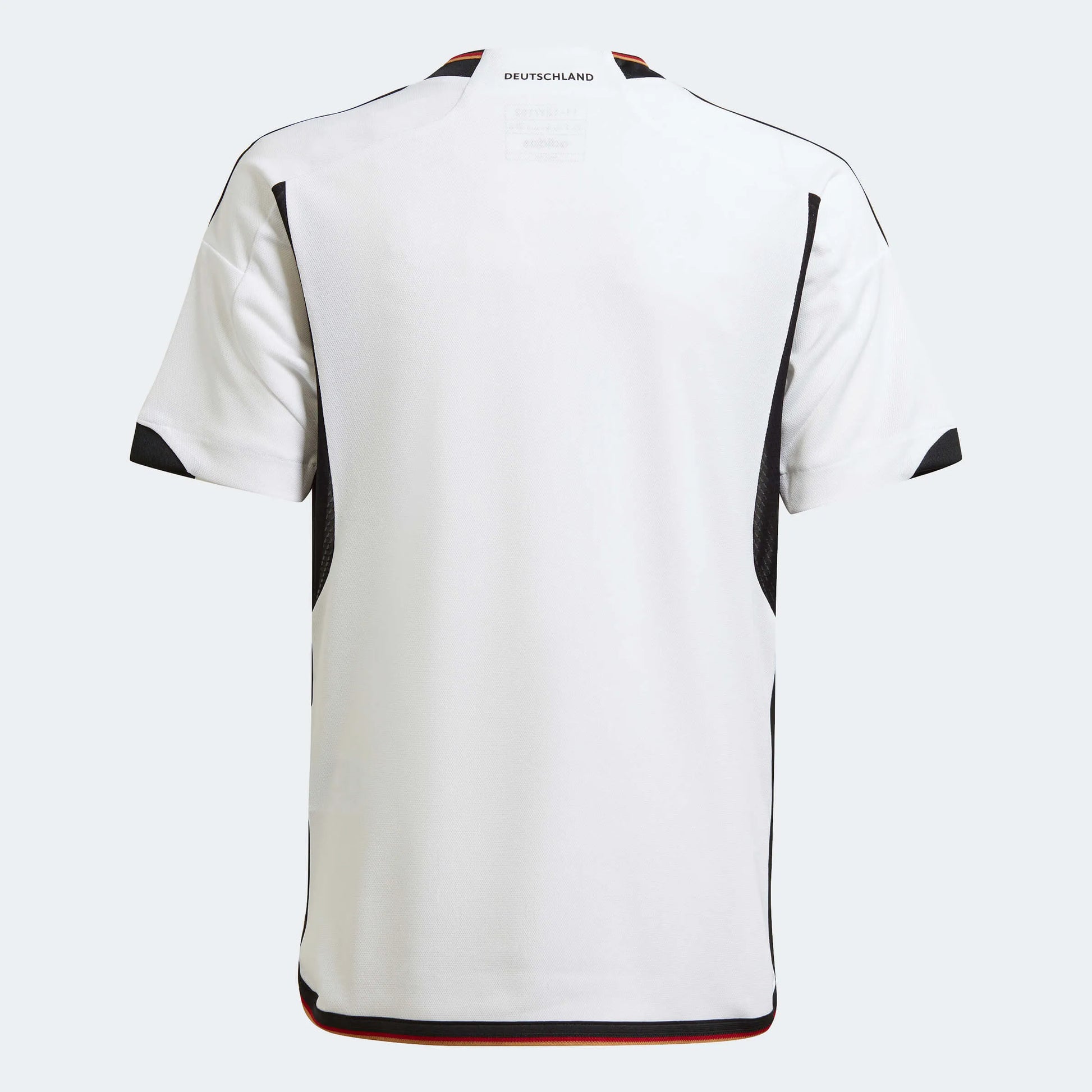 adidas 2022-23 Germany Youth Home Jersey White-Black (Back)