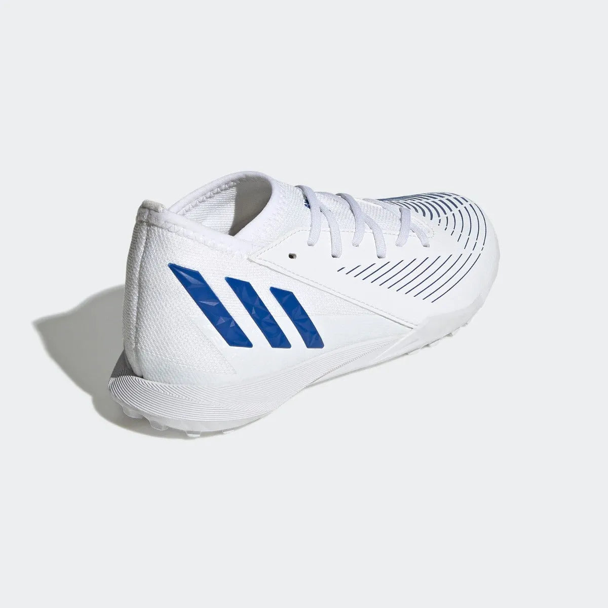 adidas JR Predator Edge .3 Turf - White-Hi Res Blue (Diagonal 2)