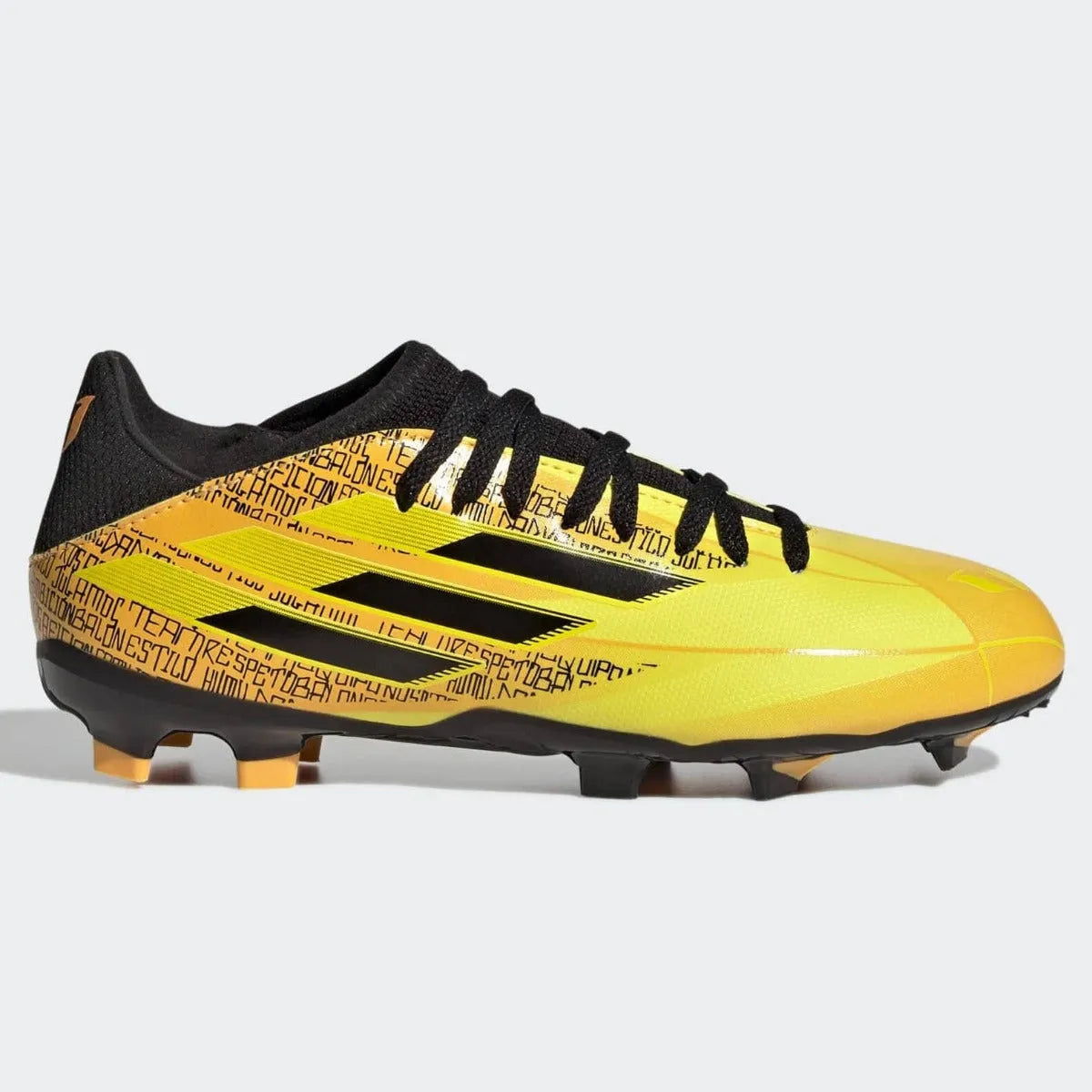adidas JR X Speedflow Messi .3 FG - Solar Gold-Black (Side 1)