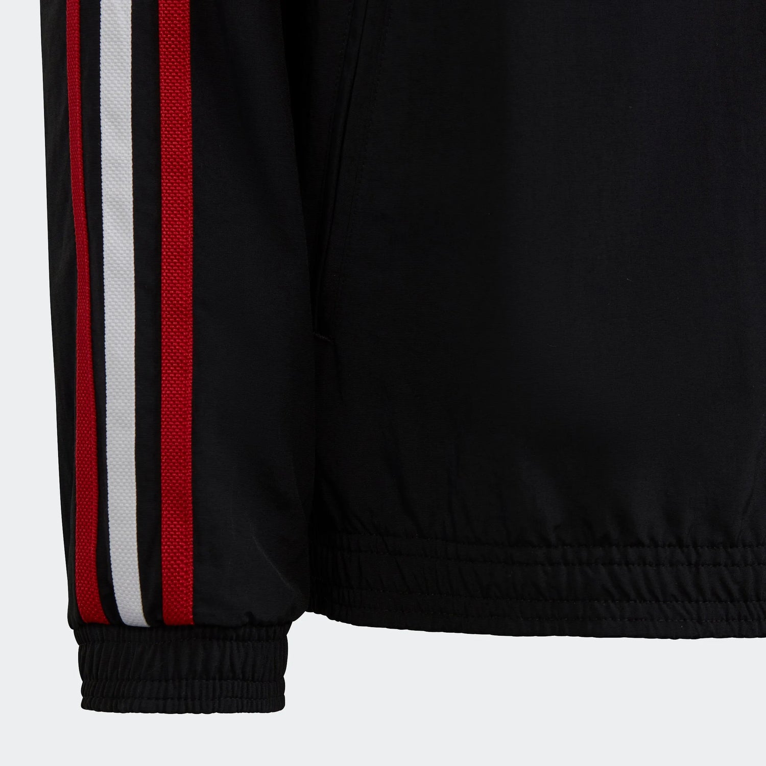 adidas 2023 Manchester United Anthem Youth Jacket - Black-Blue (Detail 2)