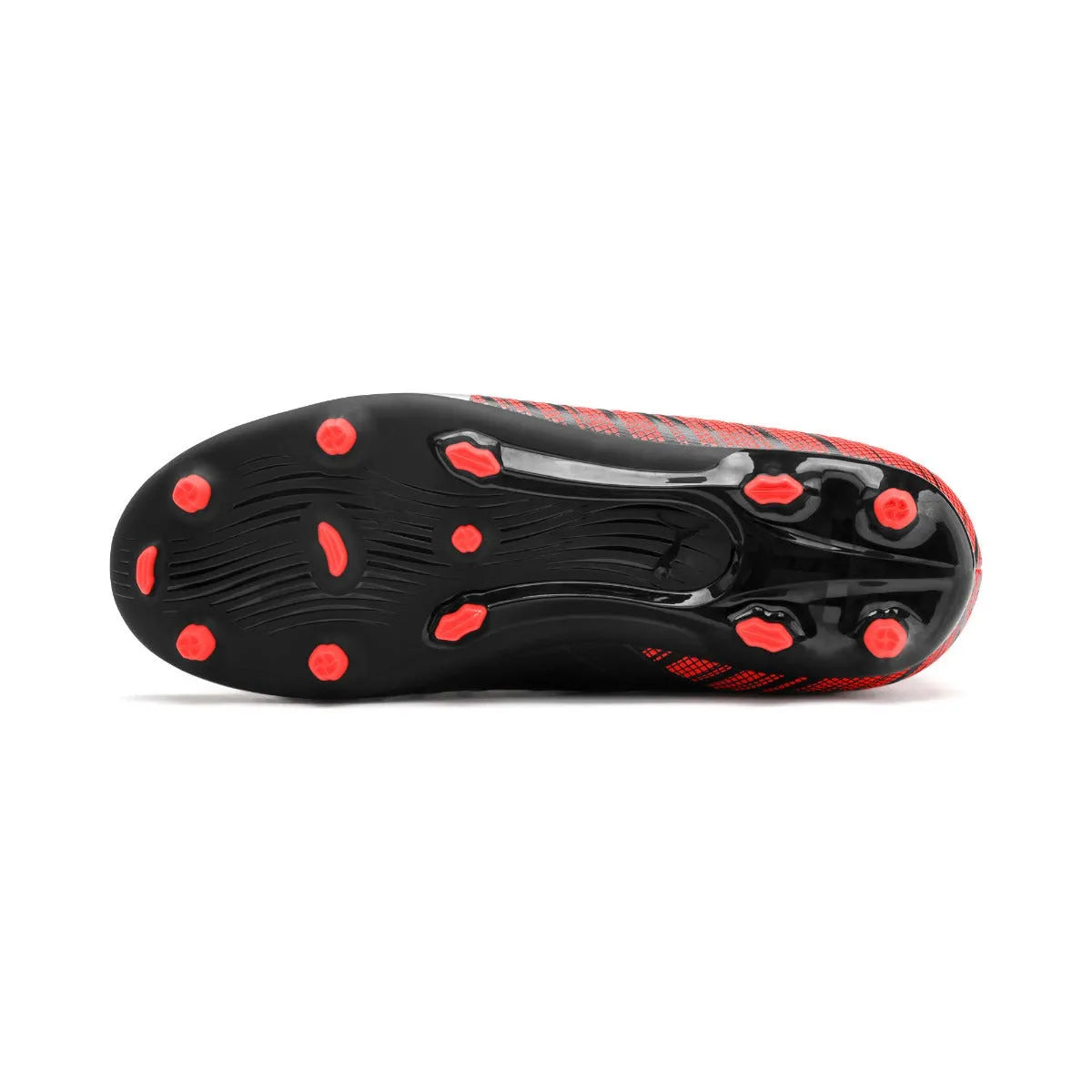 Puma JR ONE 5.4 FG - Silver-Red