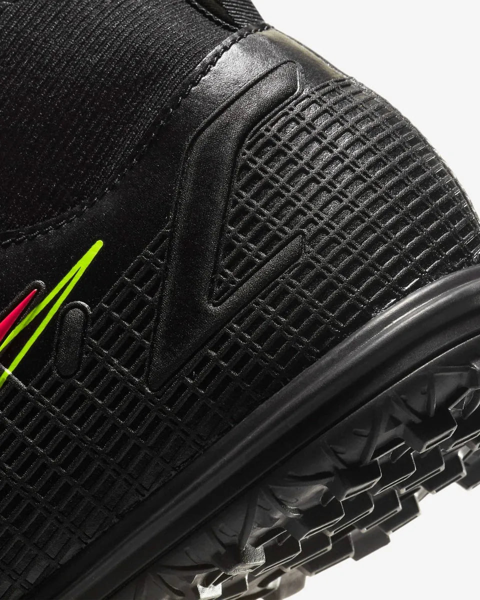 Nike JR Mercurial Superfly 8 Academy TF - Black-Volt-Crimson