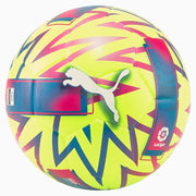 Puma Orbita La Liga 1 (FIFA) Match Ball - Lemon Tonic-Beetroot Purple (Front)