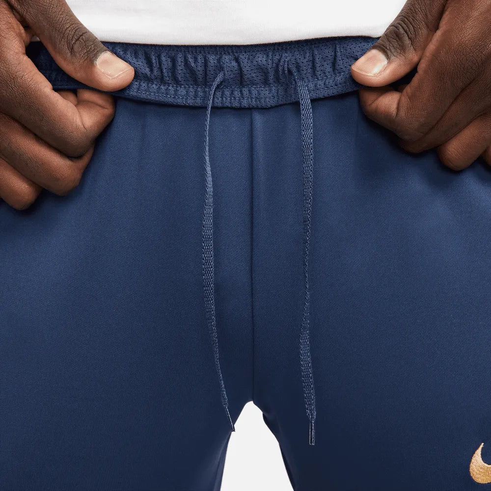 Nike 2022-23 France Strike Pants - Midnight Navy-Gold (Detail 1)