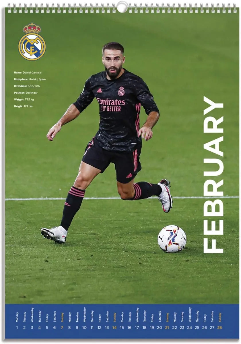 Real Madrid 2021 Official Calendar