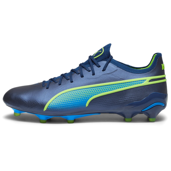 Puma King Ultimate FG AG Football Boot Blue Green 7
