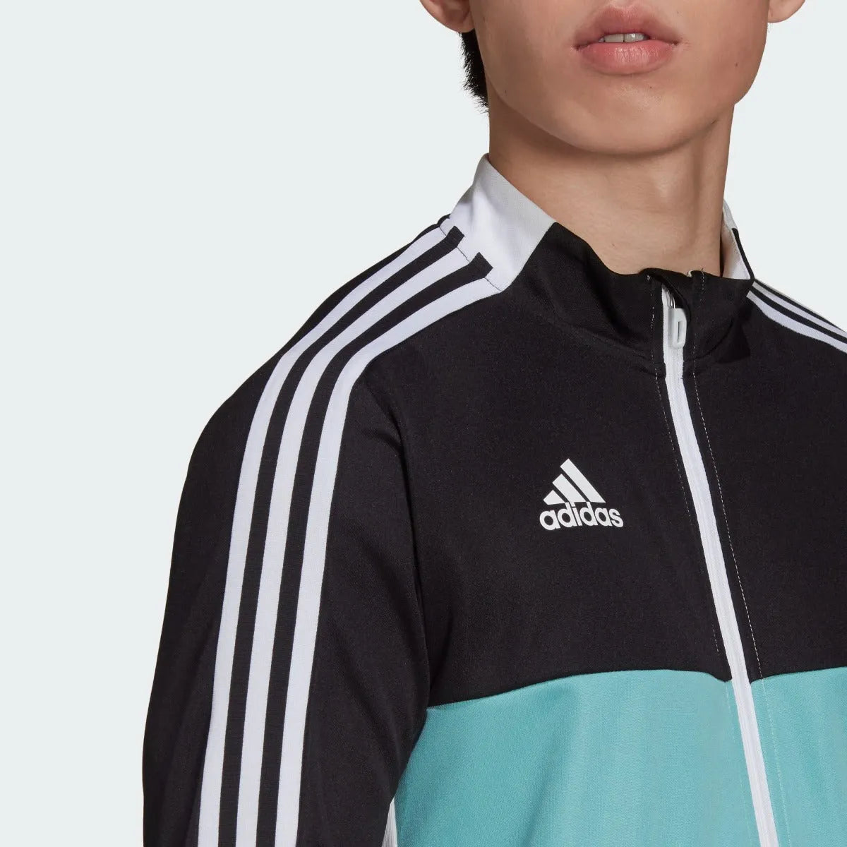 Adidas Tiro Track Jacket - Black-Halo Mint (Detail 1)