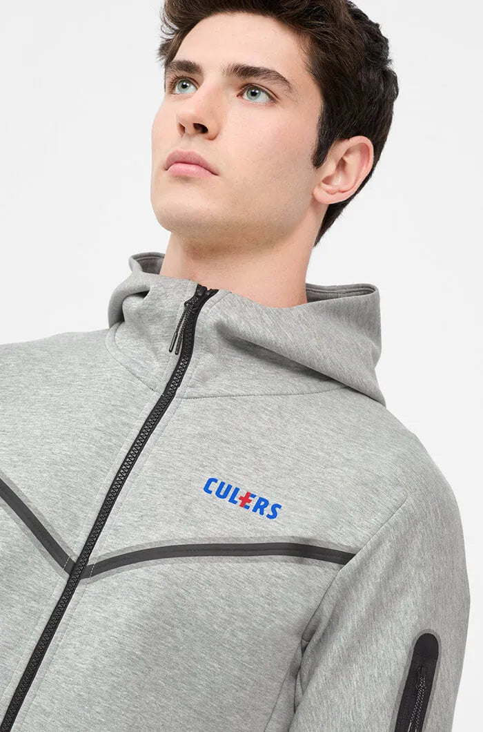Nike 2022-23 Barcelona Men's Tech Fleece Windrunner Full-Zip Hoodie (Detail 1)