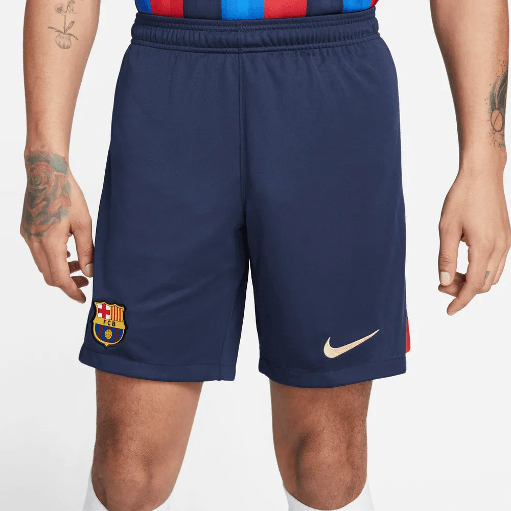 Nike 2022-23 FC Barcelona Home Shorts - Obsidian (Front)