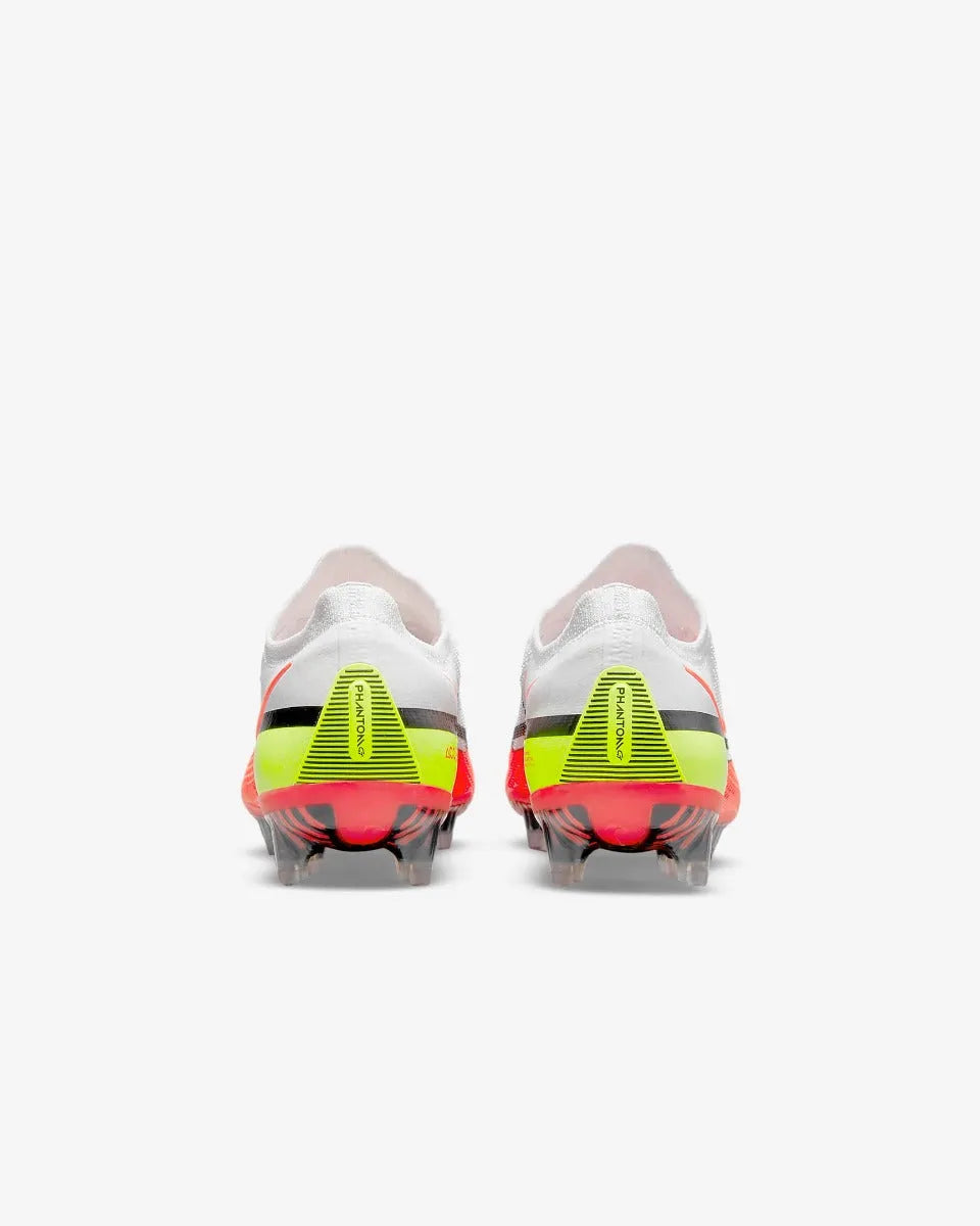 Nike Phantom Gt2 Elite FG - White-Crimson-Black (Pair - Back)