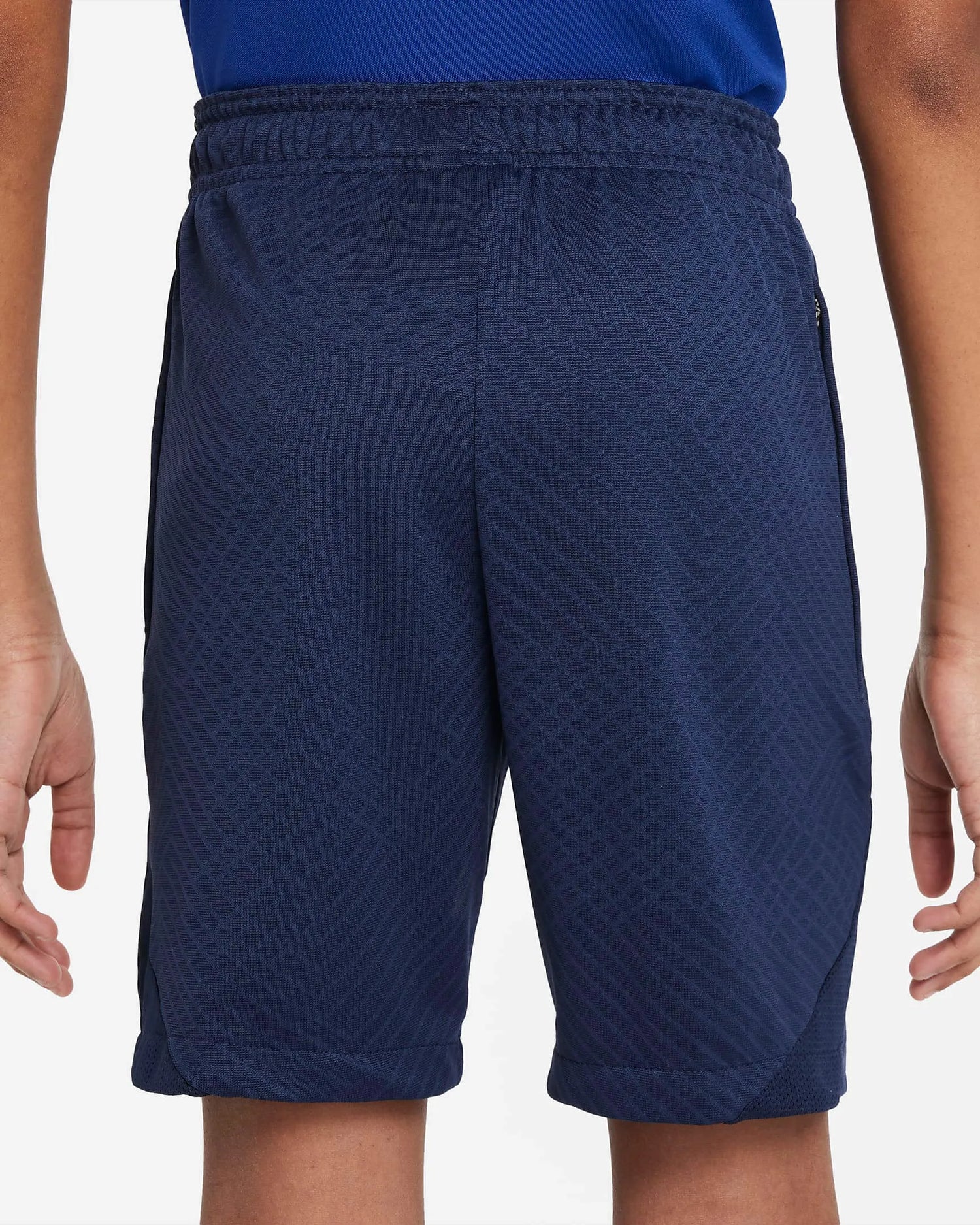 Nike 2022-23 Chelsea Youth Strike Shorts - College Navy-White (Back)