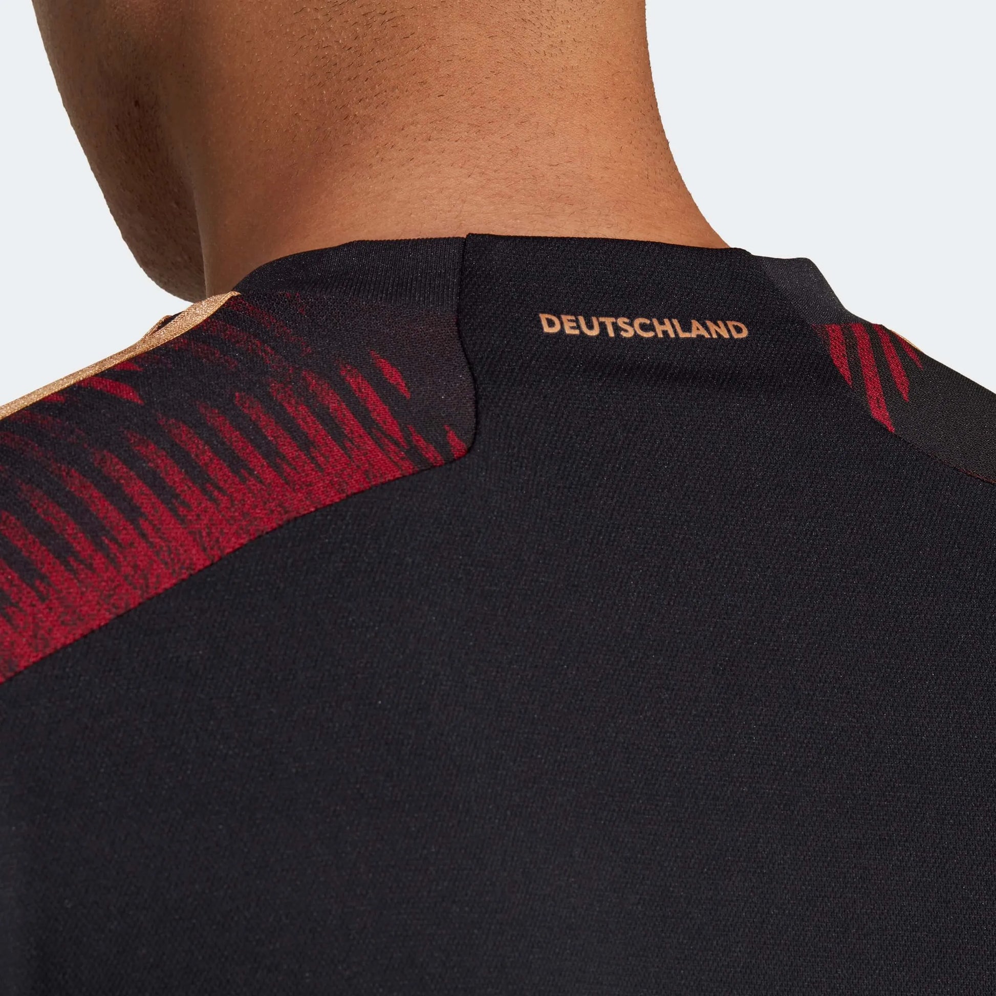 adidas 2022-23 Germany Away Jersey Black (Detail 2)