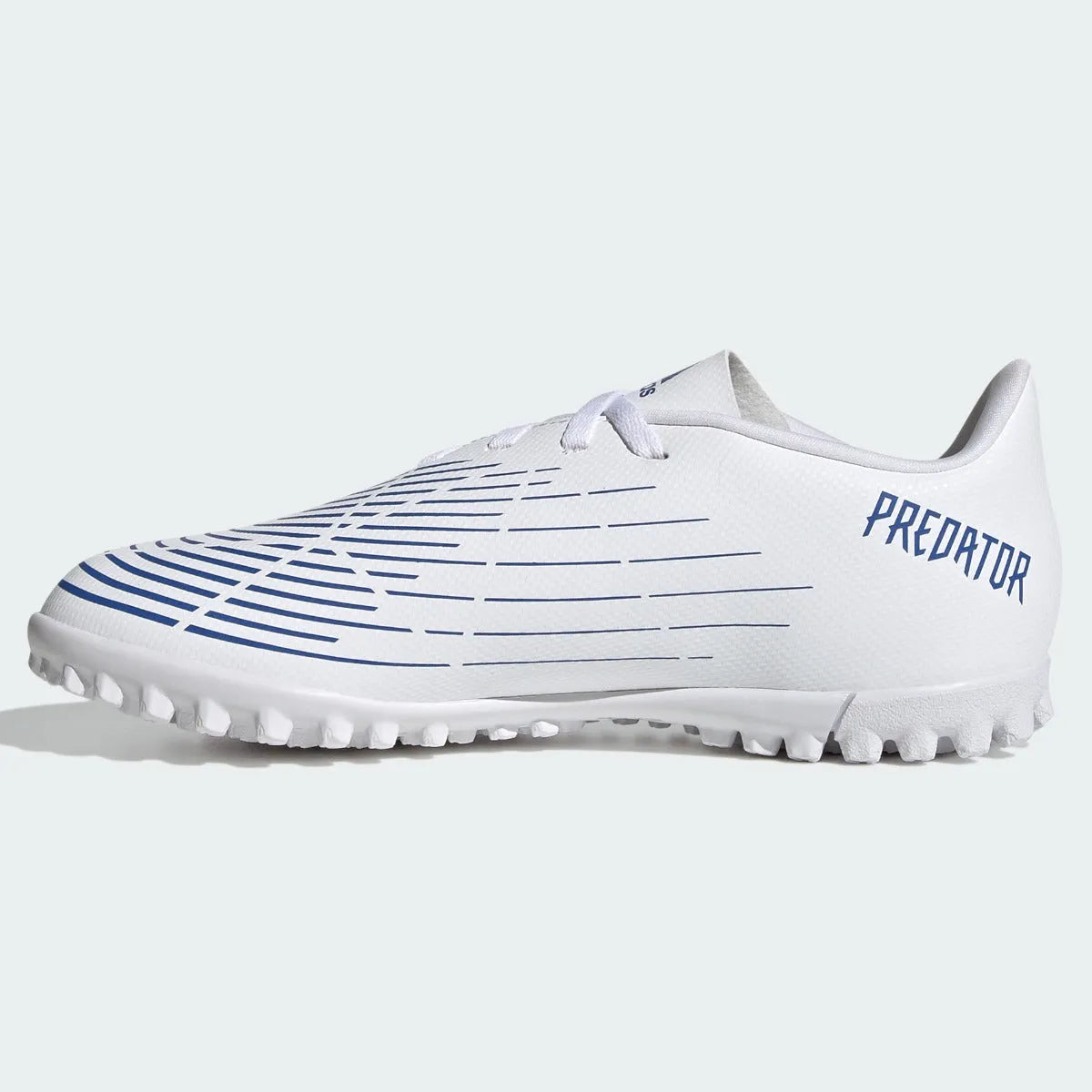 adidas Kids Predator Edge .4 Turf - White-Hi Res Blue (Side 2)