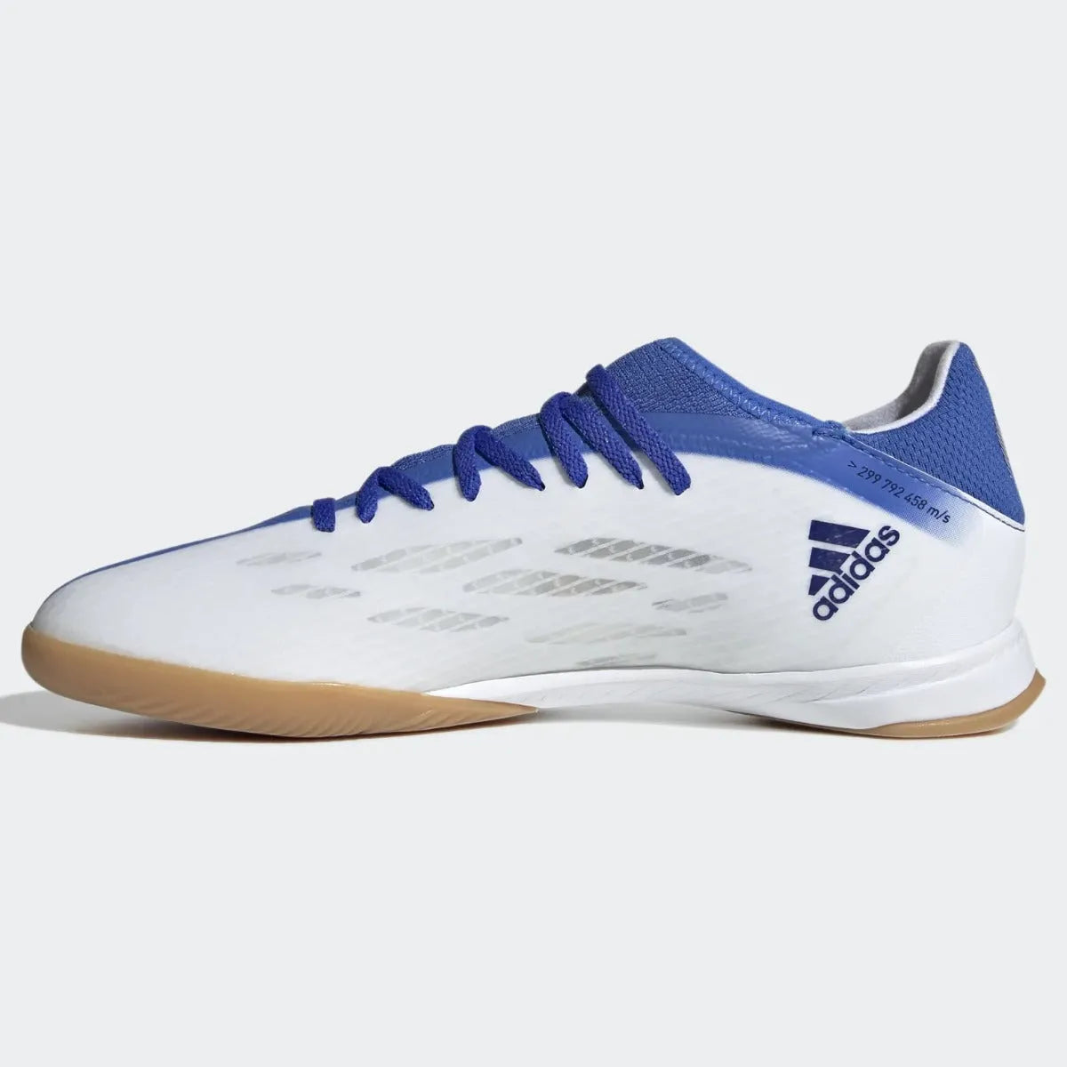 adidas X Speedflow .3 Indoor - White-Hi Res Blue (Side 2)