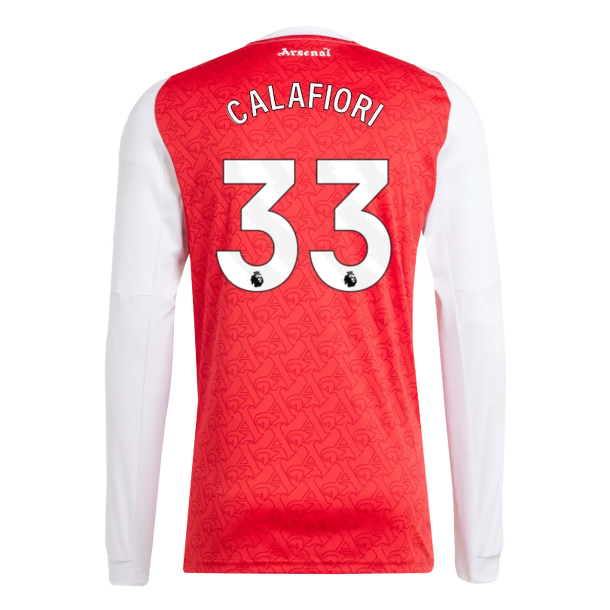adidas 2025-26 Arsenal Men's Stadium Home Long-Sleeve Soccer Jersey