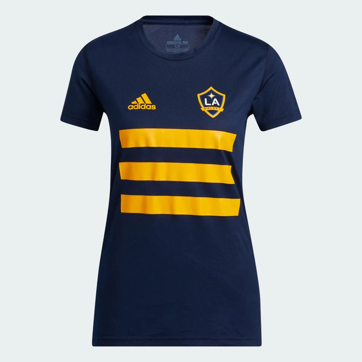 Adidas 2021 LA Galaxy Women Creator SS Tee - Navy (Front)