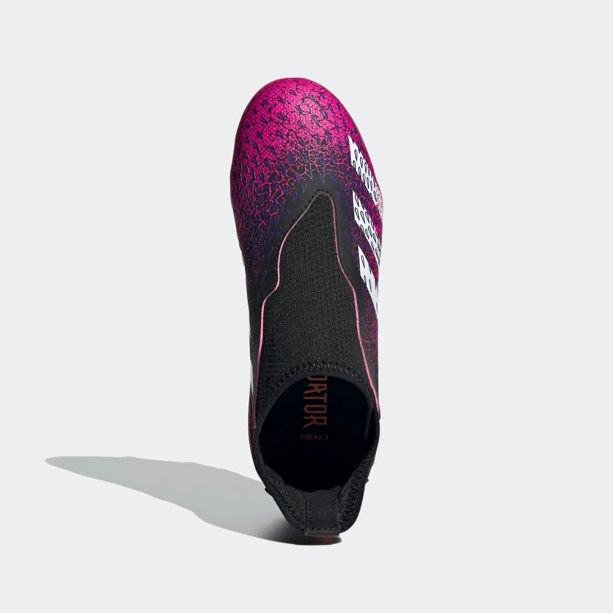 Adidas JR Predator Freak .3 Laceless FG - Black-Pink-Purple (Top)