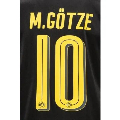 Borussia Dortmund 2016/17 Away Gotze #10 Jersey Name Set