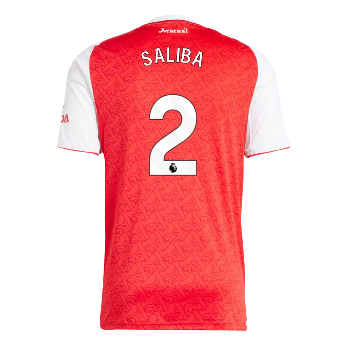 adidas 2025-26 Arsenal Men's Stadium Home Soccer Jersey (Saliba)