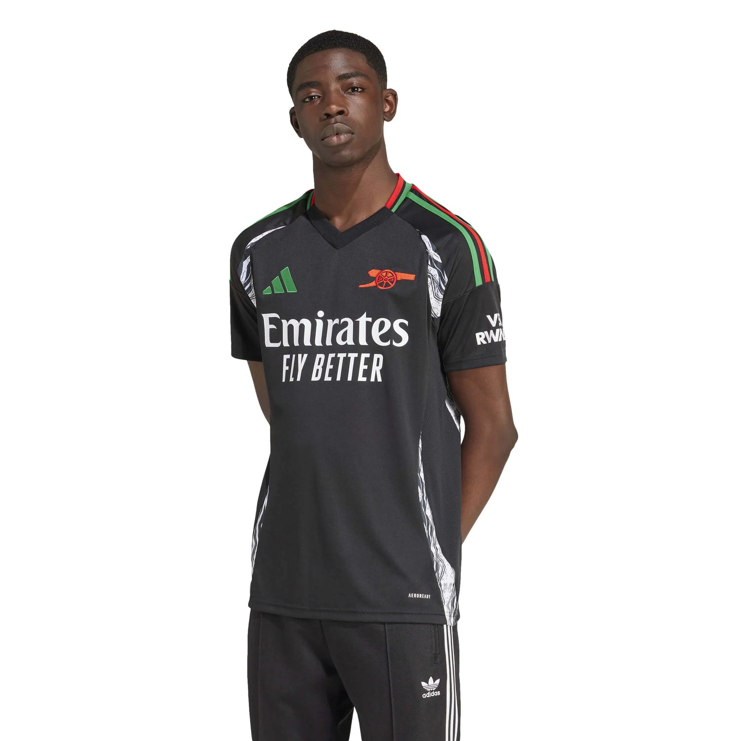 adidas 2024-25 Arsenal Men's Stadium Away Jersey (Model - Front)