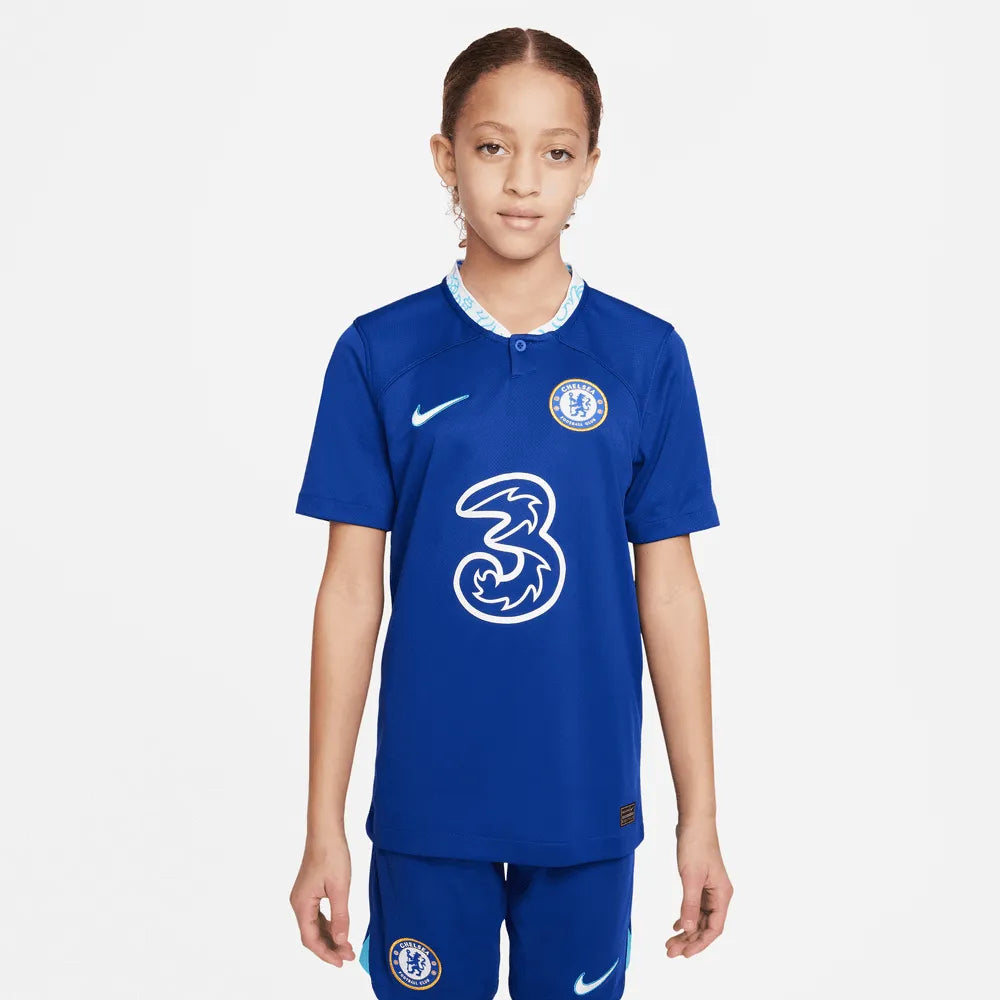 Nike 2022-23 Chelsea Youth Stadium Home Jersey (Model - Front)