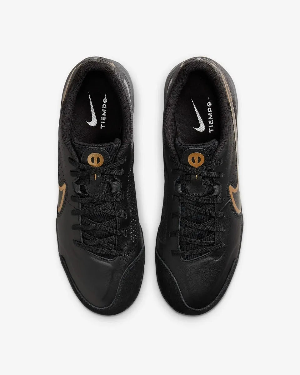Nike Tiempo Legend 9 Academy Indoor - Black-Anthracite-Gold (Pair - Top)