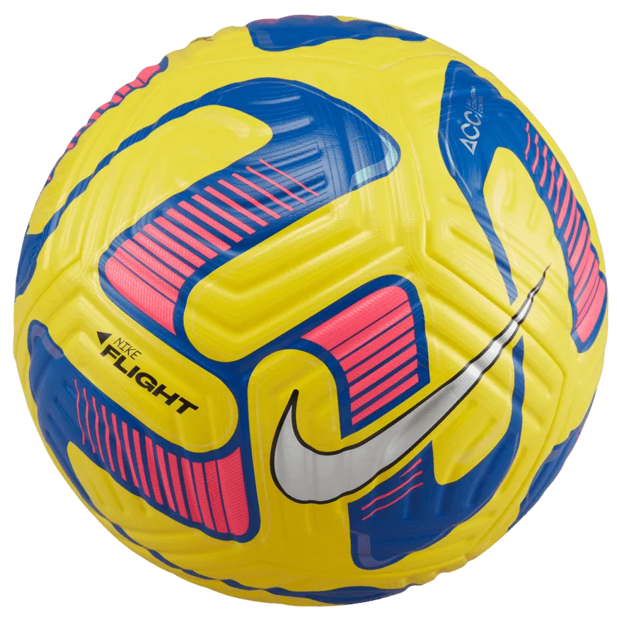 Nike FA22 Flight Soccer Ball - Yellow-Blue (Back)