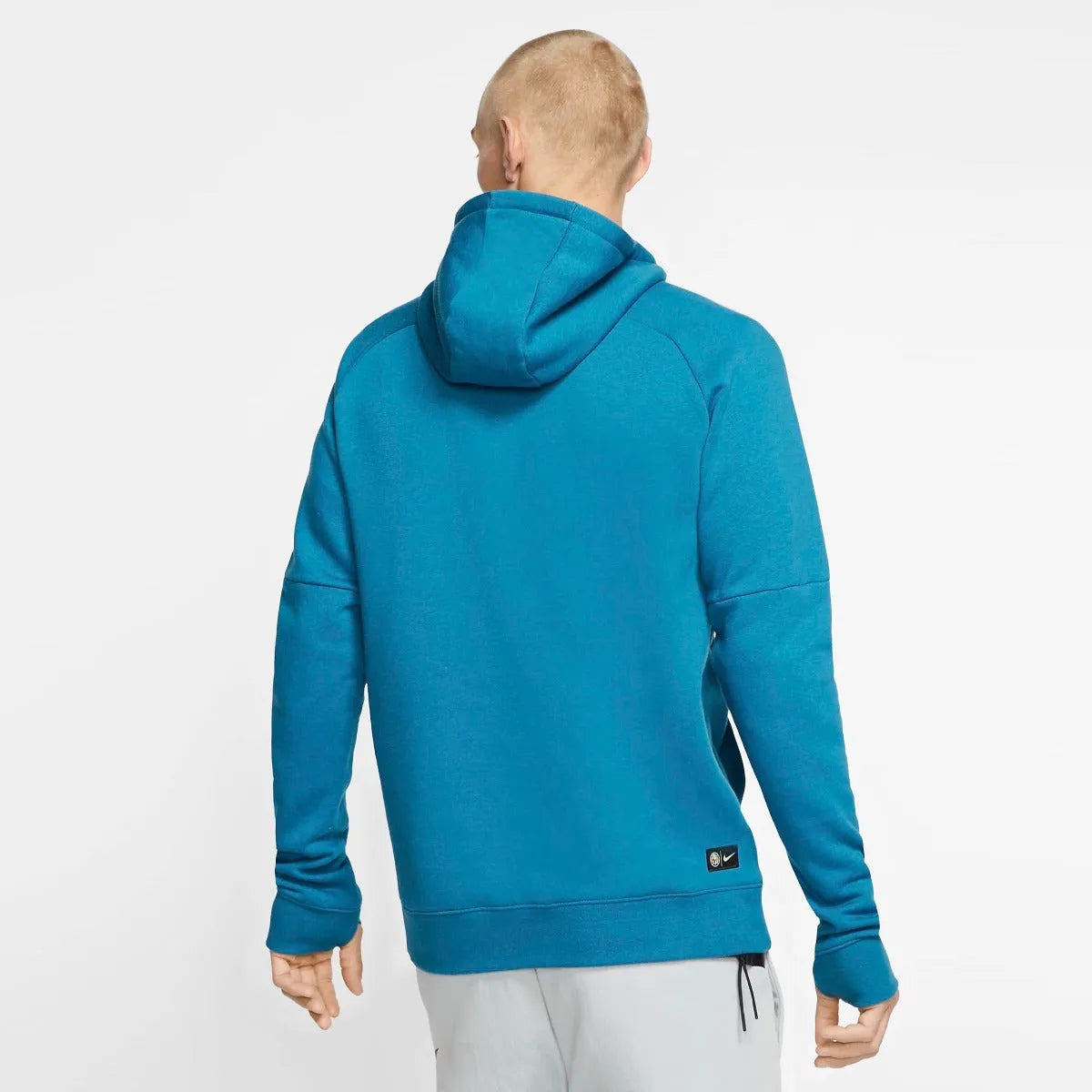 Nike 2020-21 Club America GFA Fleece Pullover Hoodie - Blue-Yellow