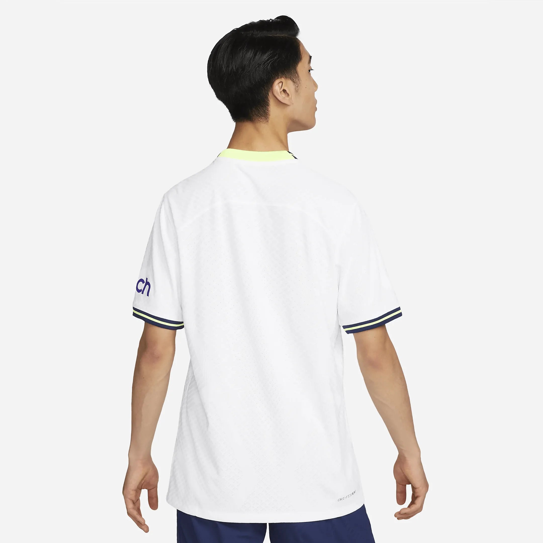 Nike 2022-23 Tottenham Hotspur Authentic Home Jersey - White-Navy (Model - Back)