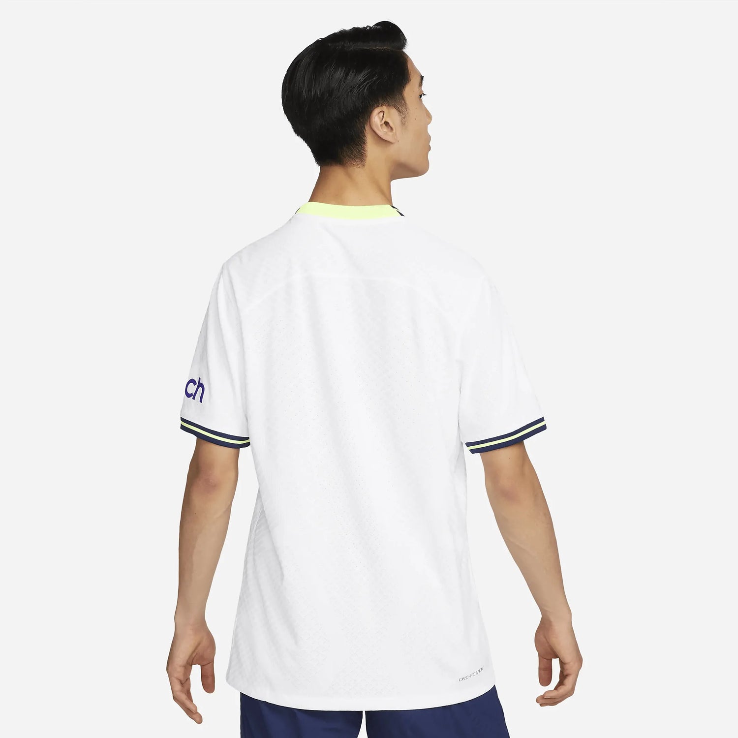 Nike 2022-23 Tottenham Hotspur Authentic Home Jersey - White-Navy (Model - Back)