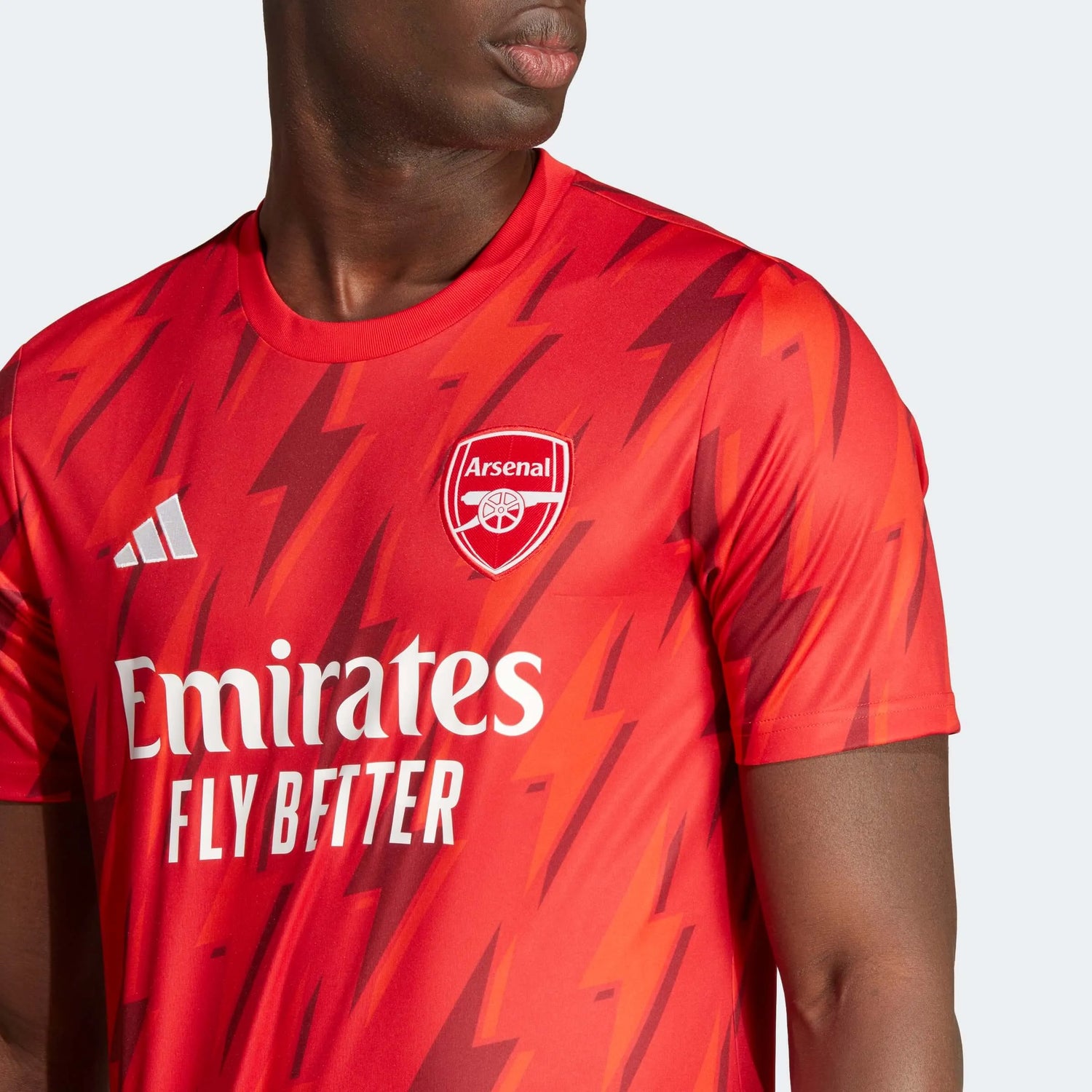 adidas 2023-24 Arsenal Men's Pre-Match Jersey (Detail 1)