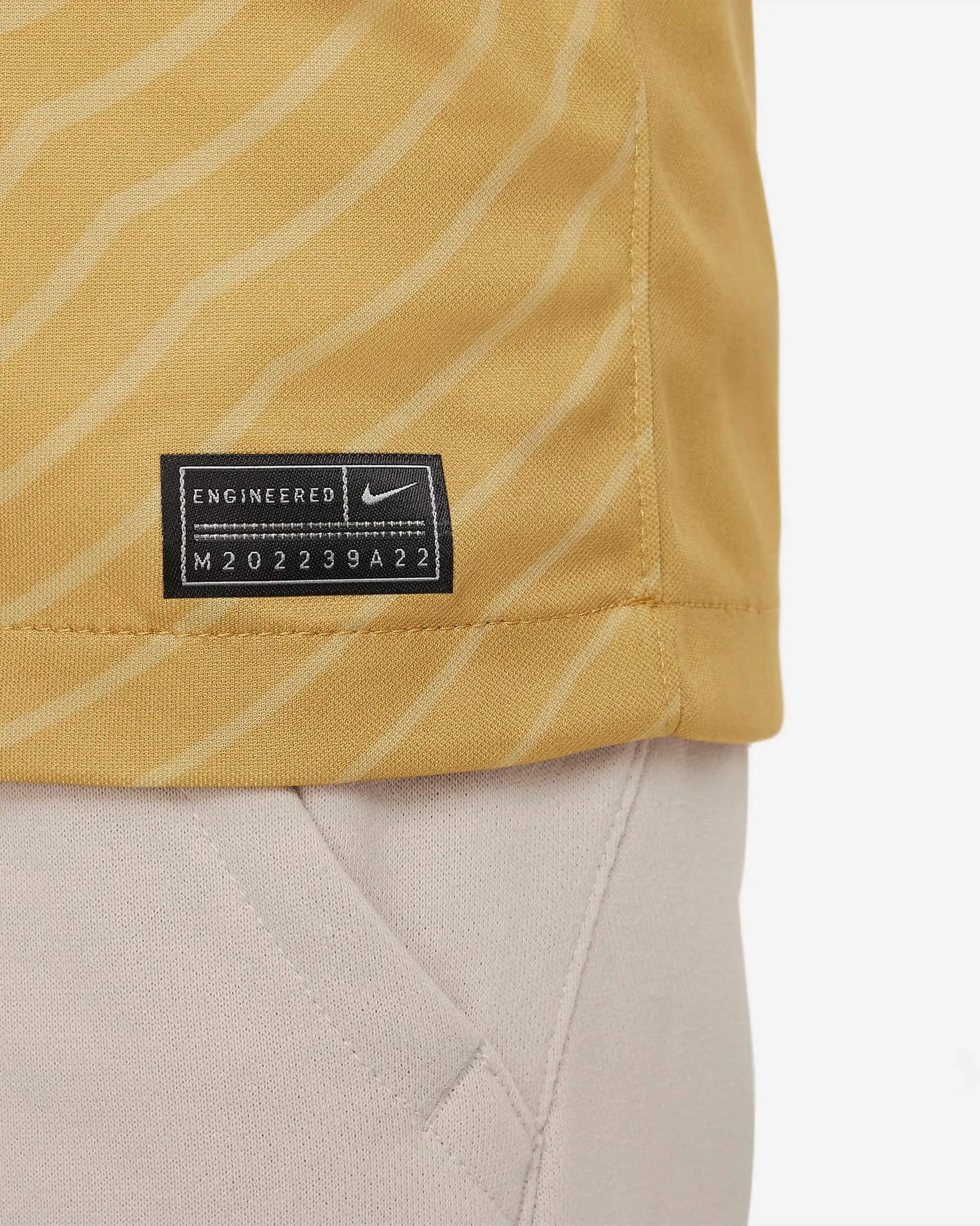 Nike 2022-23 Pumas Youth Away Jersey - Gold-Obsidian